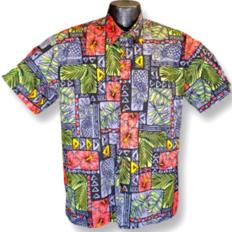 Maui Black Hawaiian Shirt